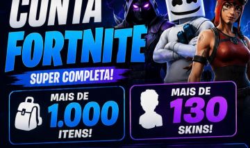 CONTA FORTNITE SUPER RARA DISPONÍVEL!!! +Vbucks de brinde (preço negociável)