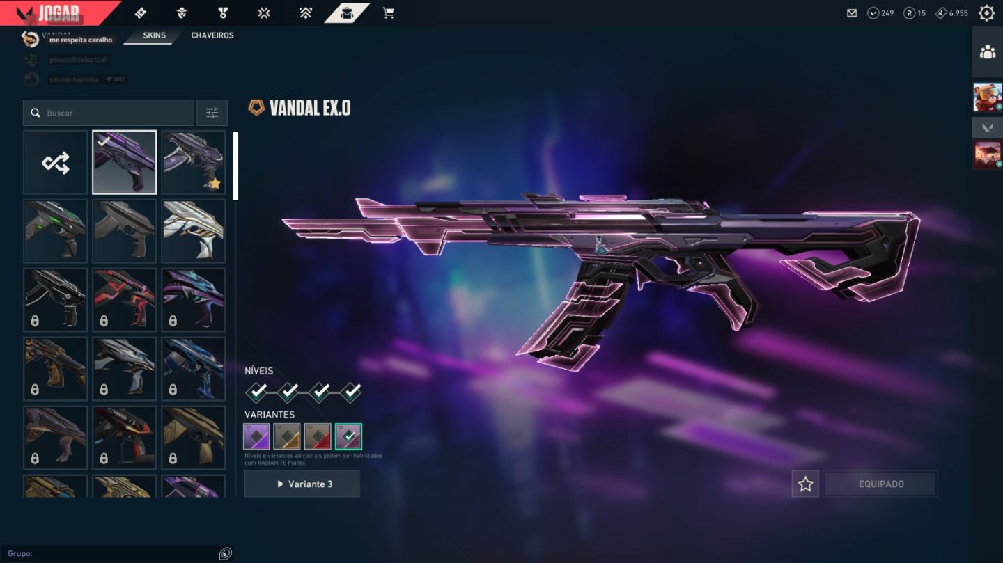 CONTA VALORANT | NÍVEL 70 | OURO 3 | SKINS EXCLUSIVAS!