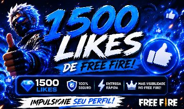 Likes Free Fire Via ID Entrega Automática + BRINDE