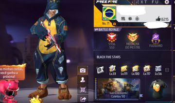 CONTA DE FREE FIRE GEMADA MASC/FEM