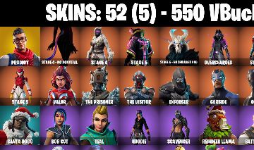CONTA FORTNITE com Prodigy | OVERCHARGED | DARK | Valor e 52 SKINS