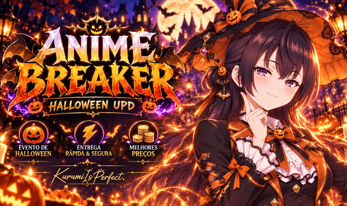 [TrialMed50] Anime Breaker [Carry/ Farm & Up de Conta] [Entrega Rápida]