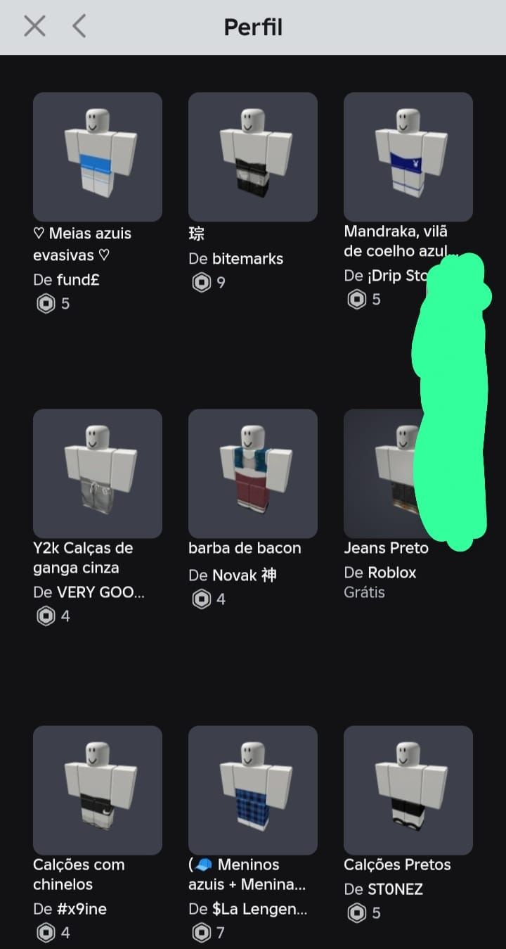 Conta de roblox para (mais de 5k de robux gastos)