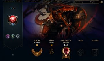 CONTA BASICA LEAGUE OF LEGENDS LV 35 - RANQUEADA LIBERADA JÁ