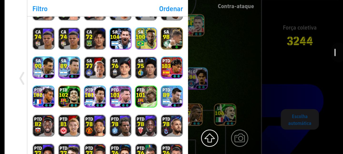 VENDE-SE CONTA EFOTEBOL 3243 DE FORÇA COLETIVA SOMENTE KONAMI ID