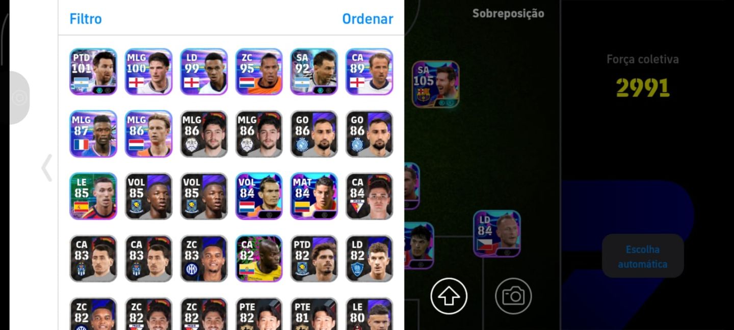 Contas de Efootball