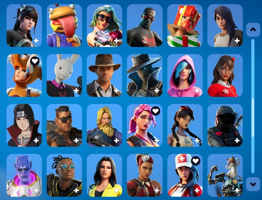 Conta Fortnite antiga cheia de skins lendarias e exclusivas