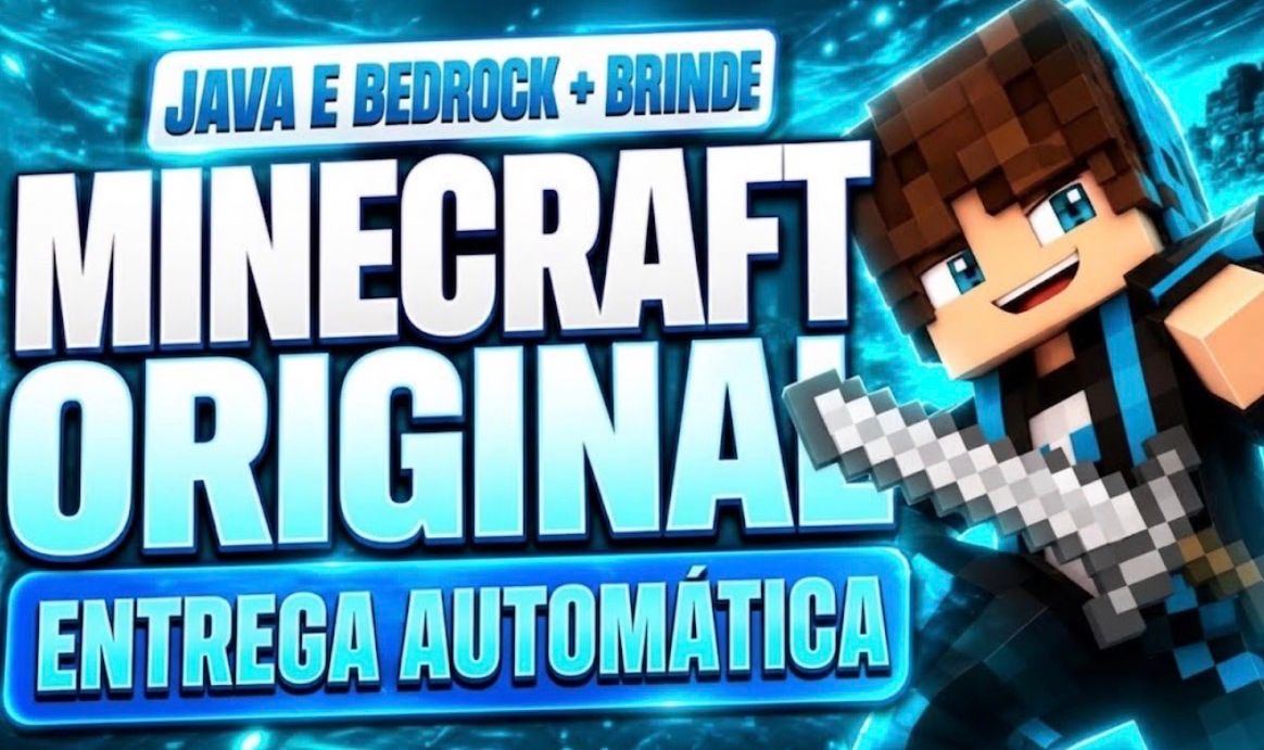 MINECRAFT JAVA + BEDROCK ORIGINAL | ACESSO COMPARTILHADO