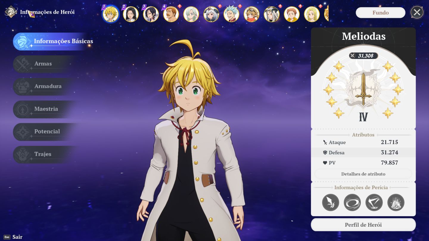 CONTA Seven Deadly Sins: Origin (MELHOR CUSTO BENEFICIO)