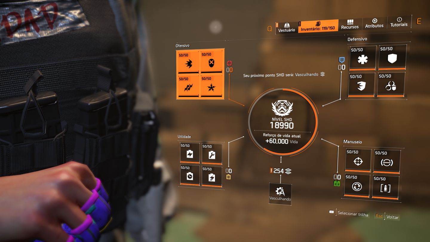 Conta end game the dvision 2 pc