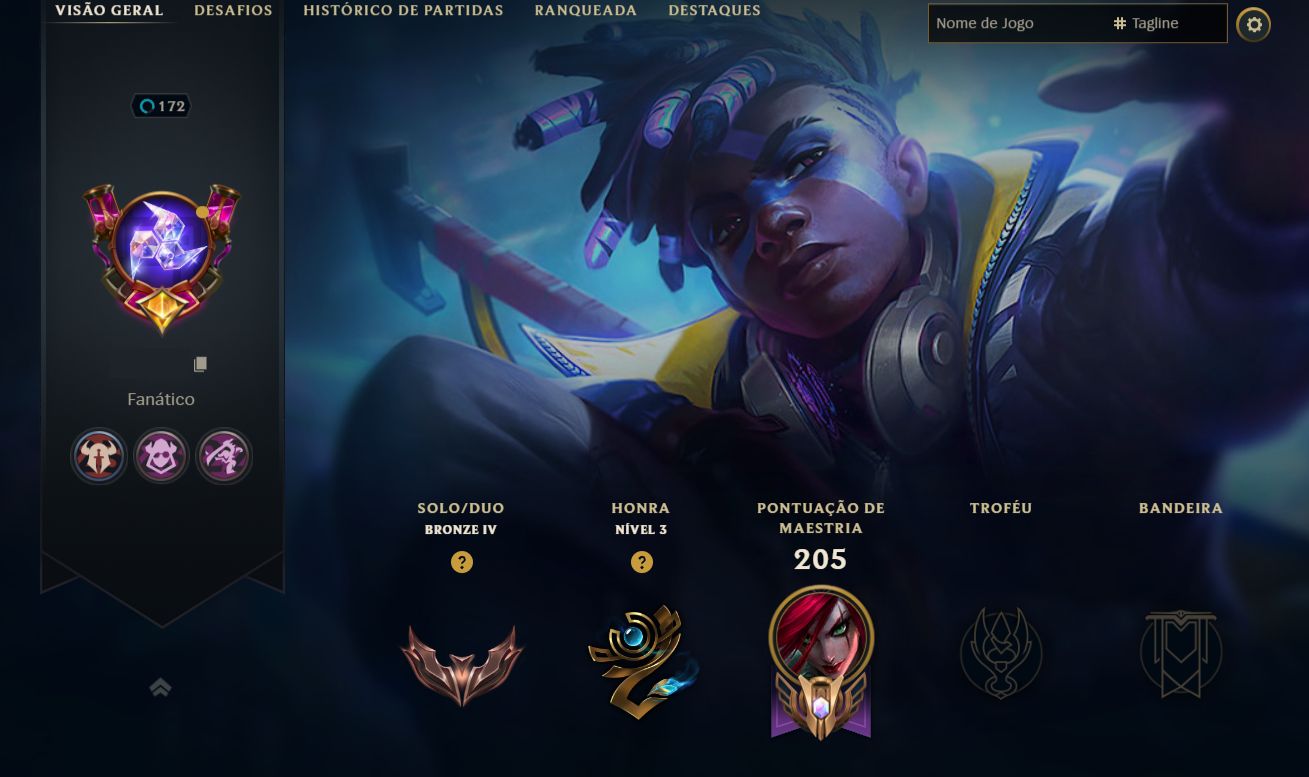 [ACESSO IMEDIATO] Bronze IV 104+ Skins 0% WR