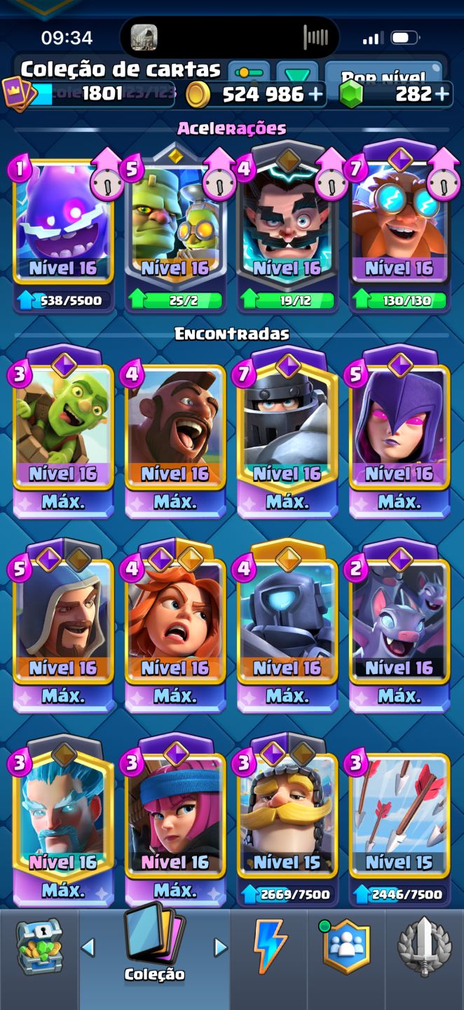 Conta Clash Royale 10 anos UPADA