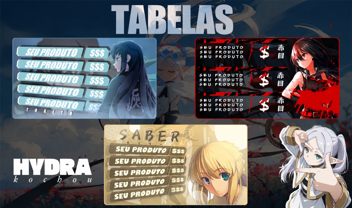 PROMOÇÃO DE LANÇAMENTO | DESIGN ANIME