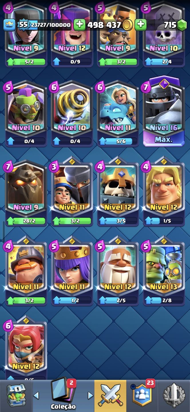 Conta Clash Royale Upada