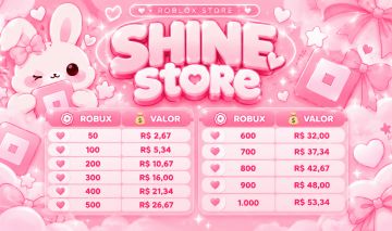 Venda de robux via plus barato pra sua conta.