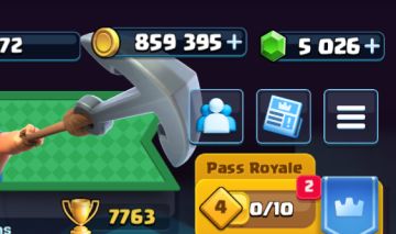Conta Clash Royale Arena 20 7500 troféu