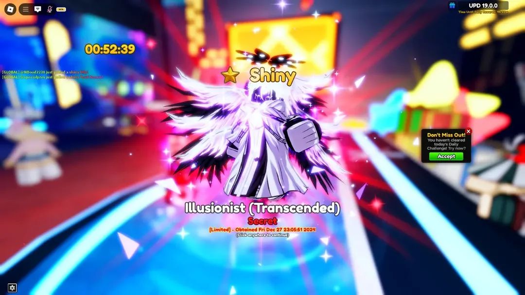 Aizen shiny illusionist transcended
