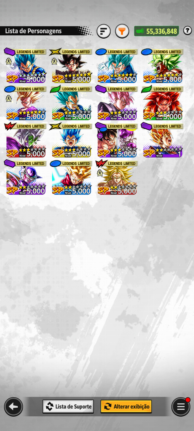 Continha com Black 14 estrelas, vegeta god,Trunks, dbx2