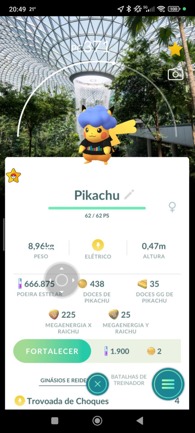Pokémon com fundo especial(locais) e eventos