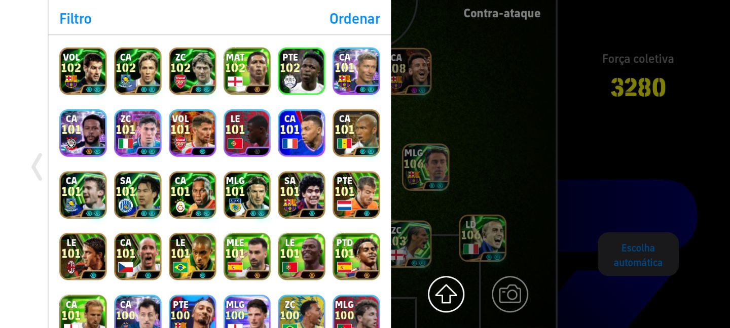 Conta eFootball - COMPLETA 3280 Força Coletiva [PEGA MAIS] Com maldini novo!