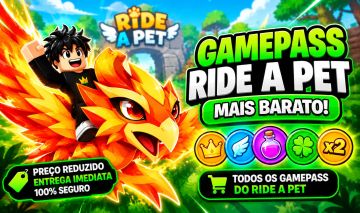 GAMEPASS | RIDE A PET - MELHORES PREÇOS