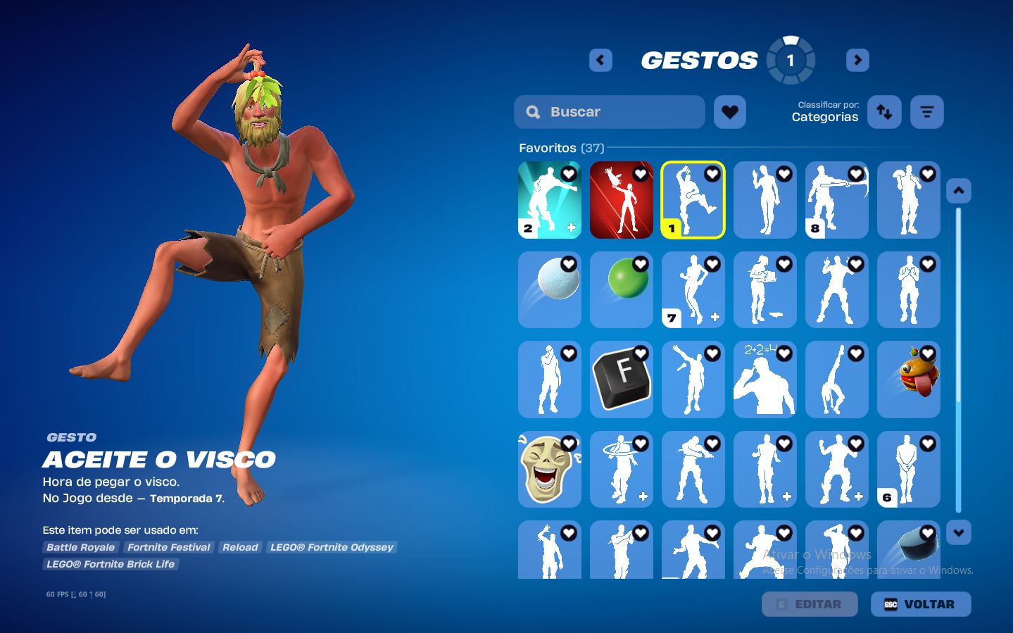 CONTA FORTNITE COM MACHADO DOCE, PLAYBOI CARTI, TAKE THE ELF E MUITO MAIS