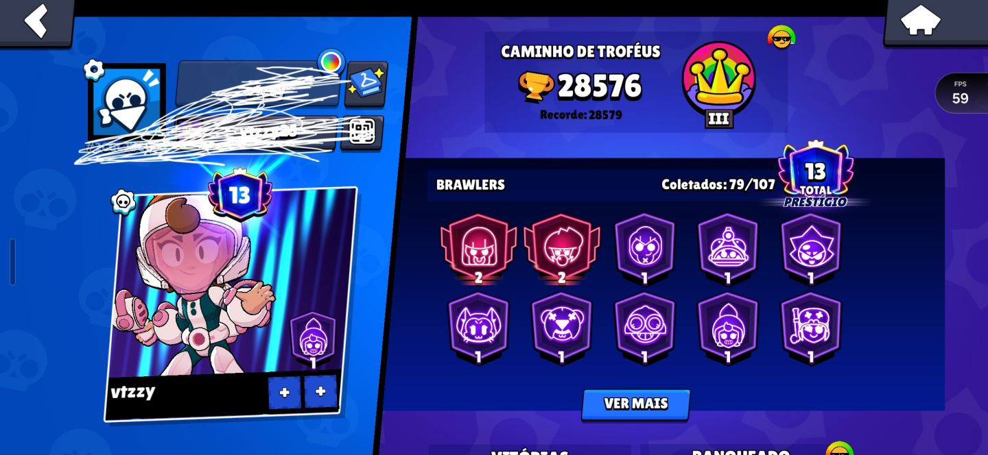 CONTA BRAWL STARS MAXIMIZADA COM PARCERIAS EXCLUSIVAS (SUBWAY SURFERS + MY HER
