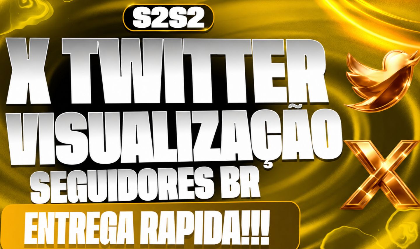 X Twitter Seguidores BRASILEIROS Curtidas Retweet Visualizações Impressão BR