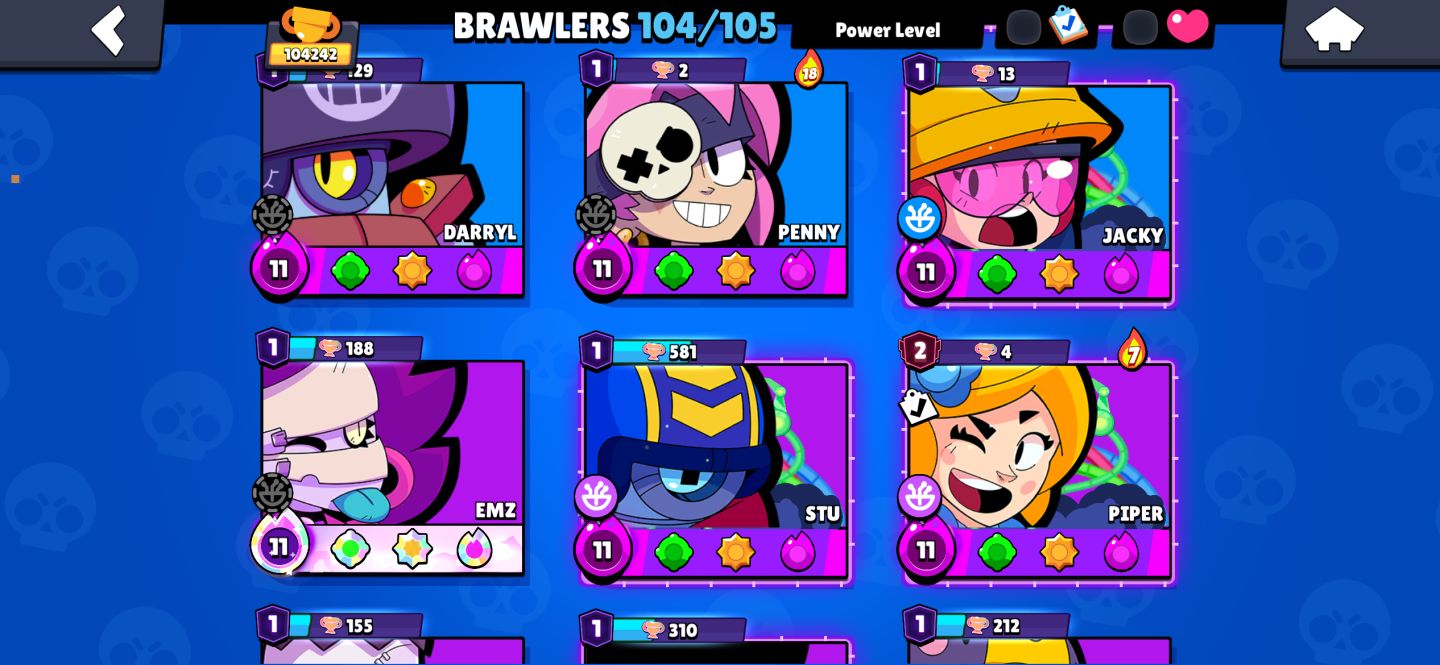 CONTA DE BRAWL STARS MUITO UPADA! (NEGOCIÁVEL)