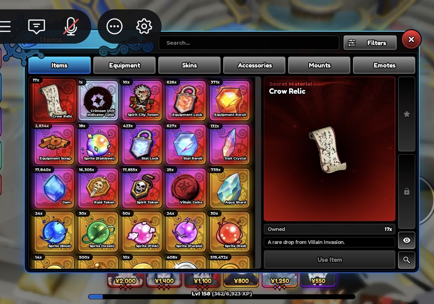 6 UNBOUNDS! CONTA DE ANIME EXPEDITIONS!!! MUITO FORTE! (MAIS BARATO)