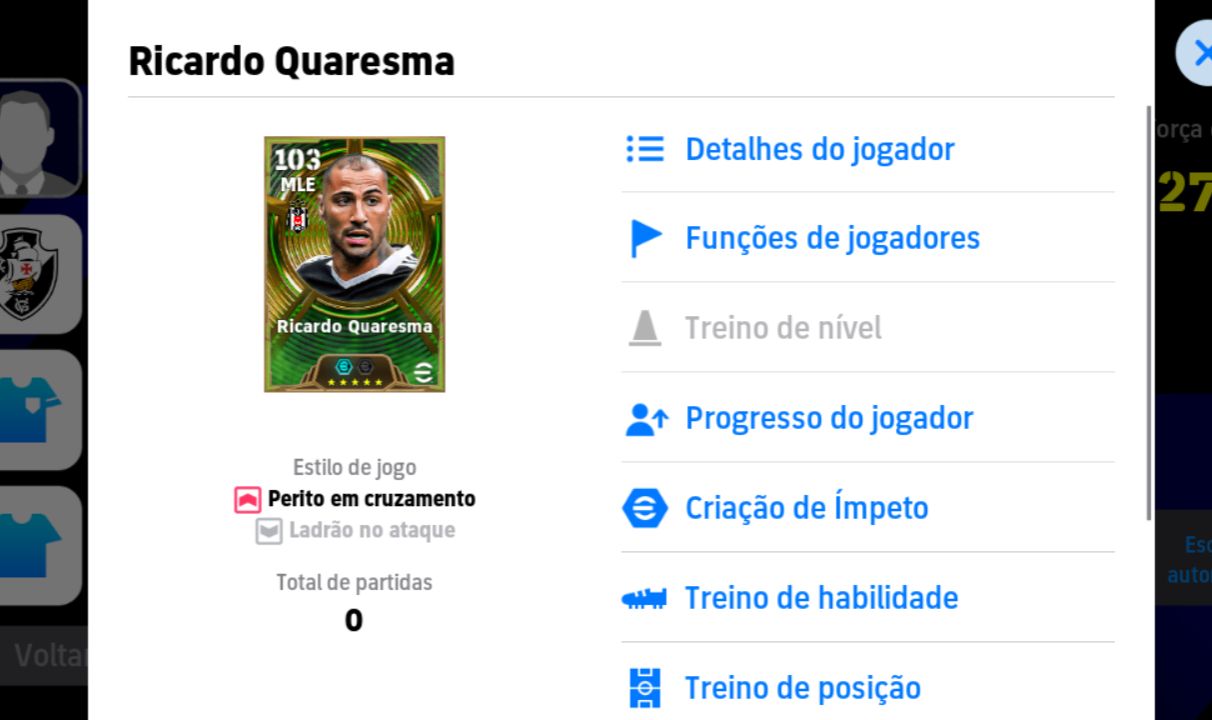 Conta efootball para não iniciar do zero