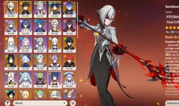 Genshin Impact AR60 |Server Europeu| varios 5 estrelas e Armas Assinaturas