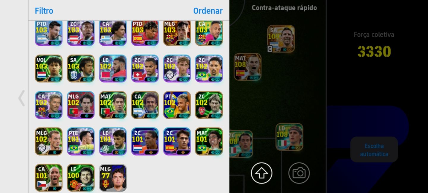 Efootball Conta profissional PRO