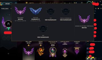 CONTA MESTRE 628 PDL, C ALGUMAS SKINS! RANK1133 LAST SEASON