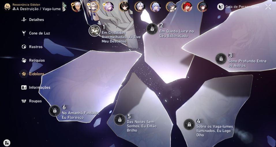 CONTA HONKAI: STAR RAIL ENDGAME | 9 CONES ASSINATURA | MUITOS T5 | EIDOLONS