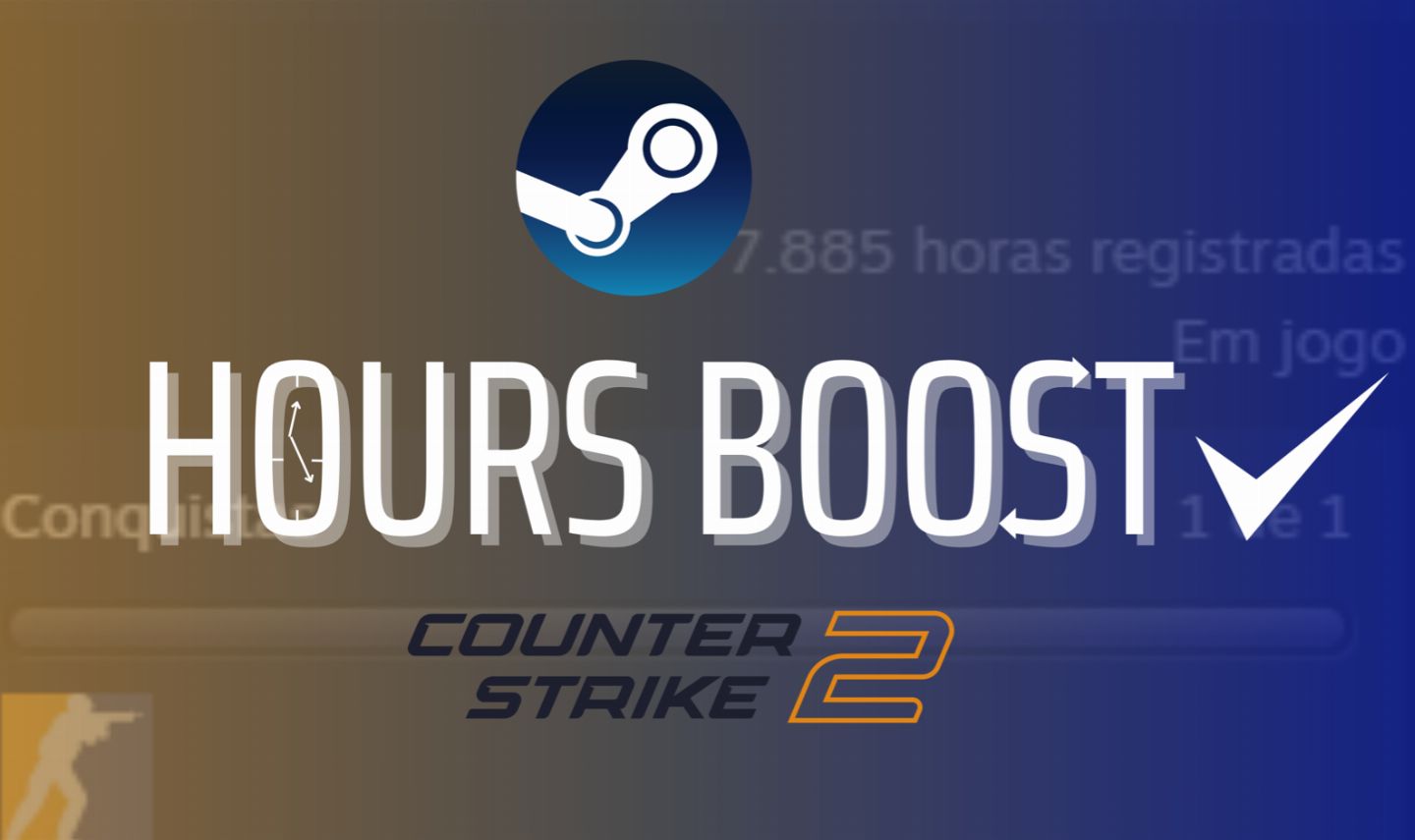 BOOST/FARM DE HORAS STEAM - CS2, DOTA, TF2 E OUTROS, 100% SEGURO E AUTOMÁTICO!