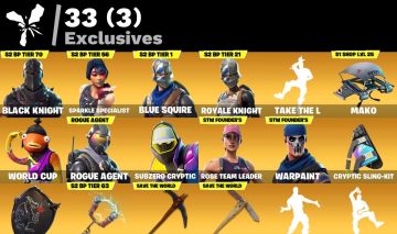 CONTA FORTNITE CAPITULO 1 | BLACK KNIGHT | WORLD CUP | TAKE THE L | STW FUNDADOR
