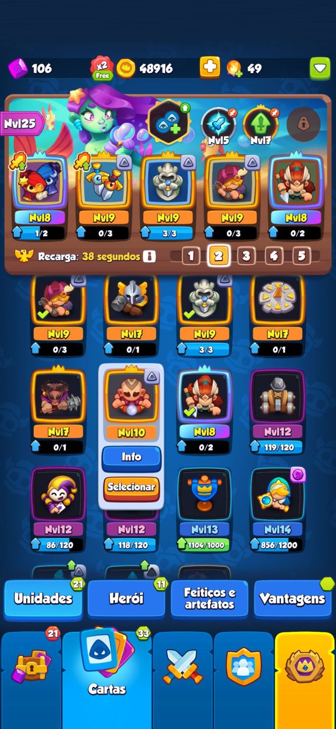 Conta Rush Royale w/ Fenix lv15