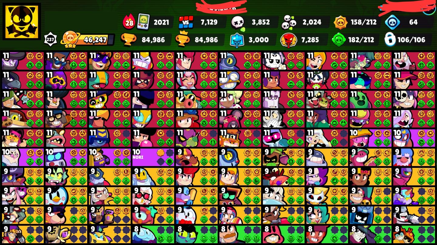 Conta Brawl Stars 85K de Troféus - Brawl Passe ativo!