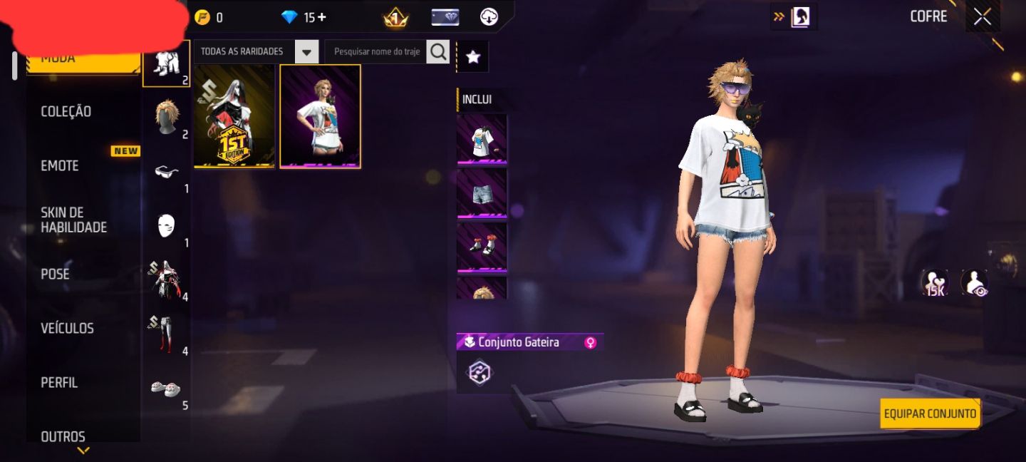 SKIN APARIÇÃO NOTURNA + SKIN GATEIRA + PANTUFA GATINHO + MOCHILA (SEU EMAIL)