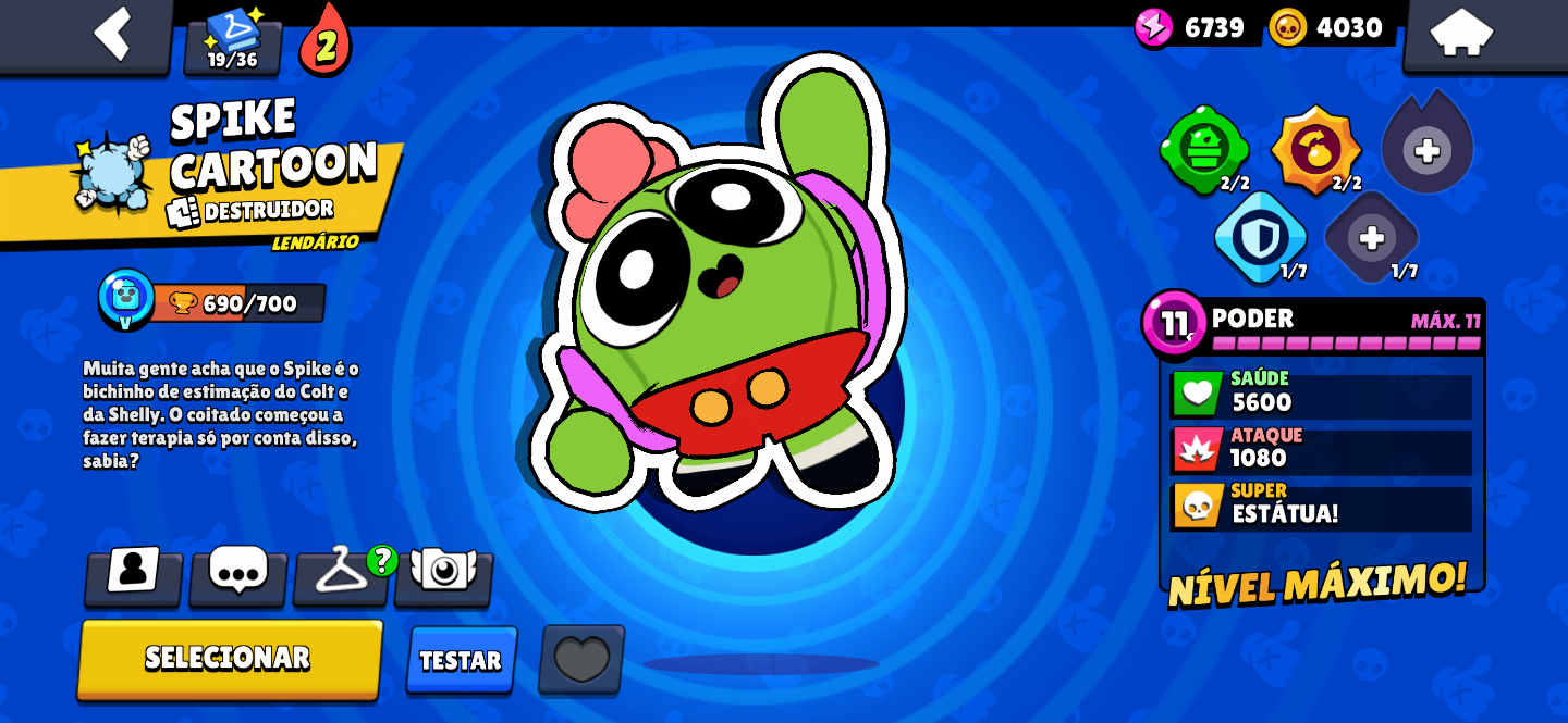 CONTA BRAWL STARS EX MAIN MORTIS QUASE TODAS AS SKINS DELE E MUITO MAIS