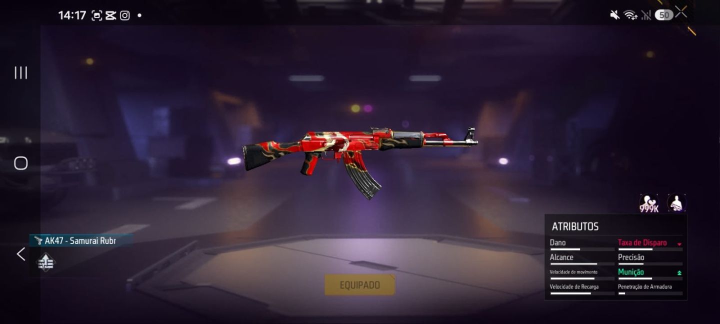 CONTA FF COMPLETA NV 16 - CAMISA DA SELEÇÃO BRASILEIRA + AUG ECLIPSE + CARTÃO DE