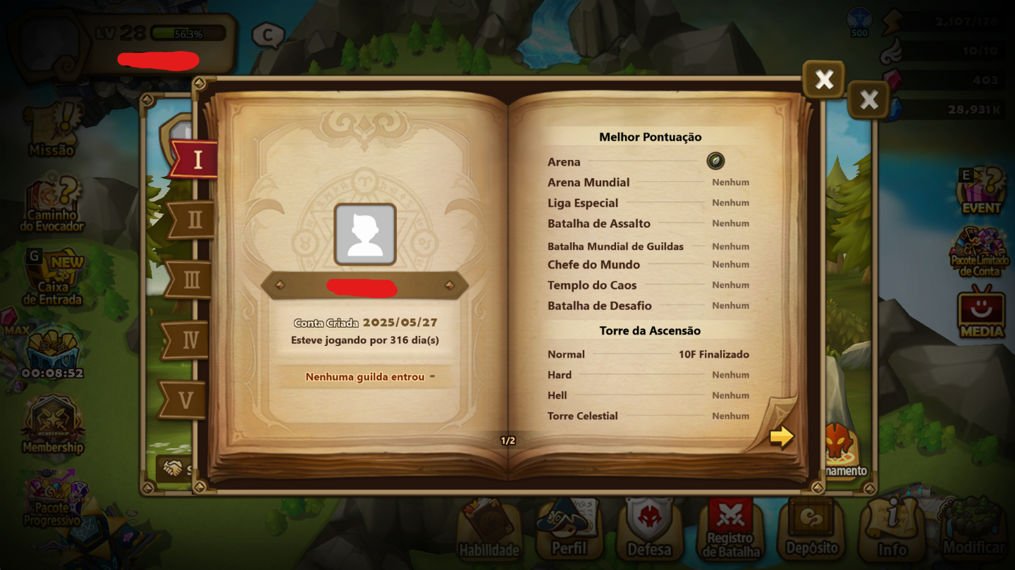 GIANA LD5 + 300+ SUMMONS + 2 NAT5 + CONTA COM EVENTO