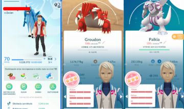 CONTA POKÉMON GO LEVEL 70 | 284 LENDARIO | 173 BRILHANTE | 14 LENDARIOS IV100