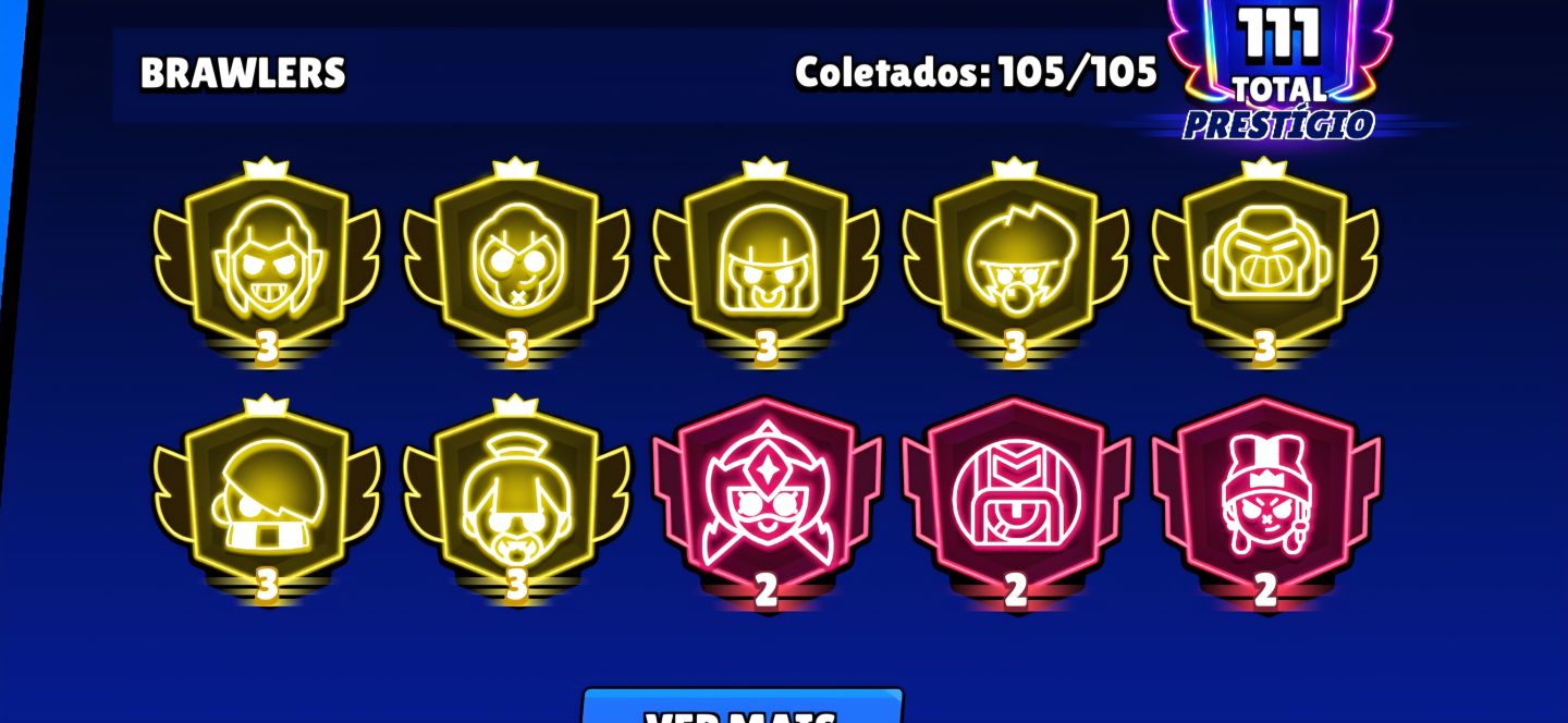 Elojob Brawl Stars - Mestre 1 a 3 e Prestígio 1 a 3 (Faça seu Orçamento)