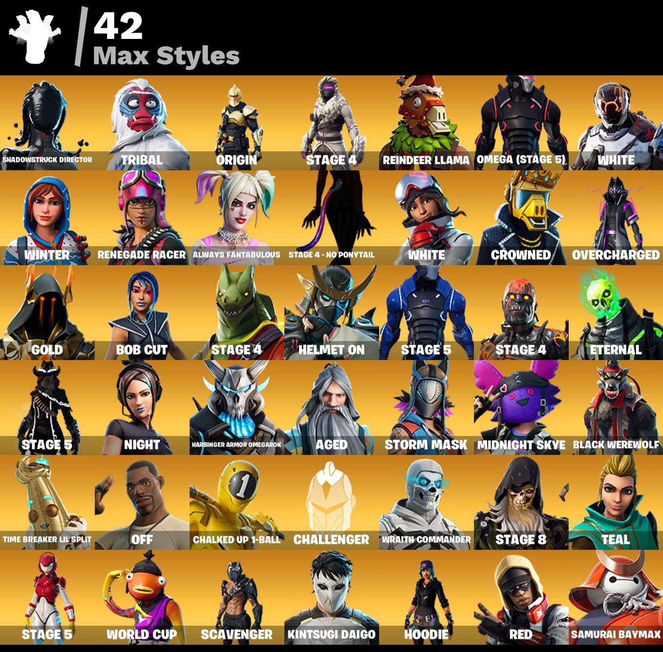 CONTA FORTNITE 2018/19 RARA 115+ SKINS S4/C1 E SALVE O MUNDO FUNDADOR
