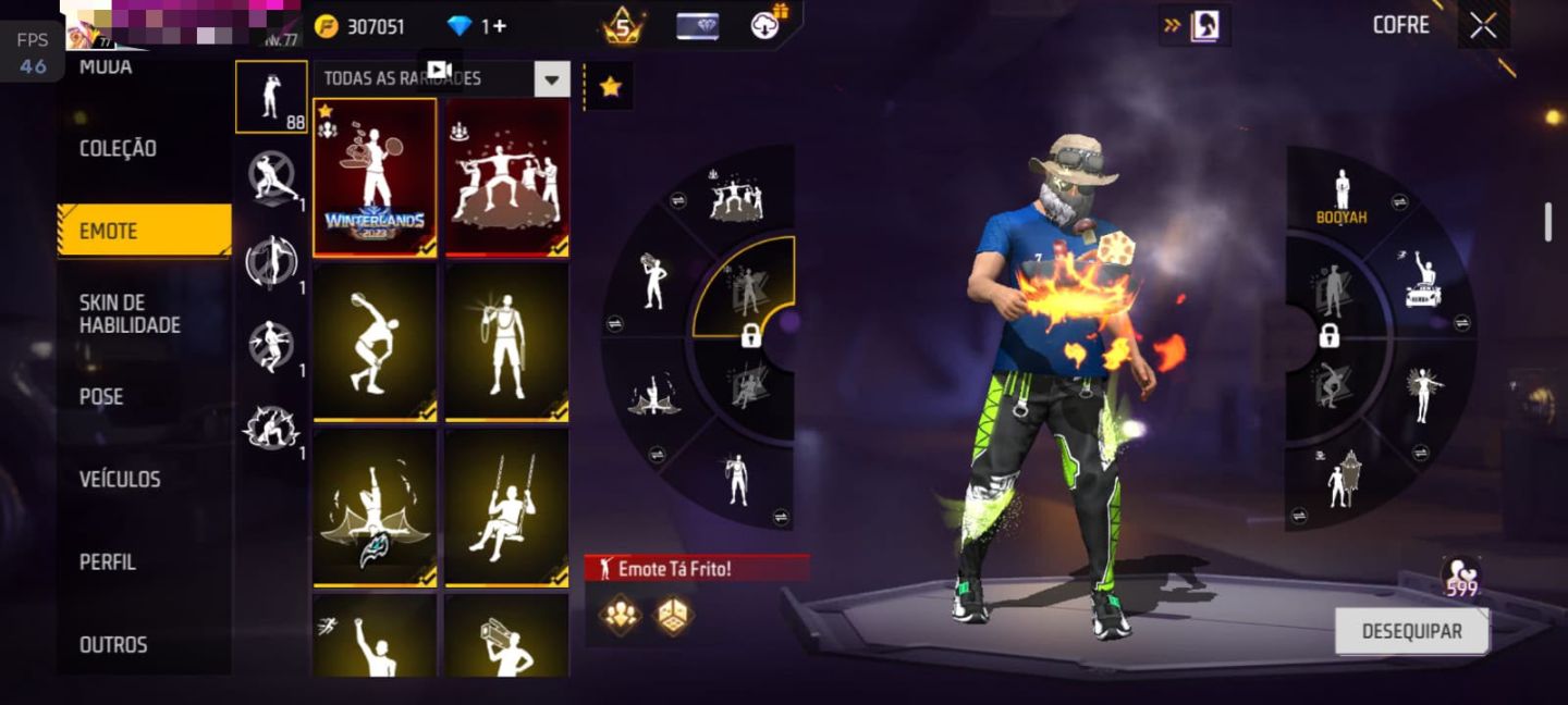 Conta Rara Nível 77