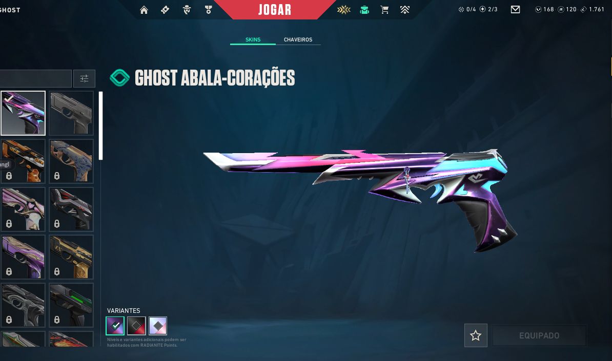 Conta VALORANT com skins muito boas!