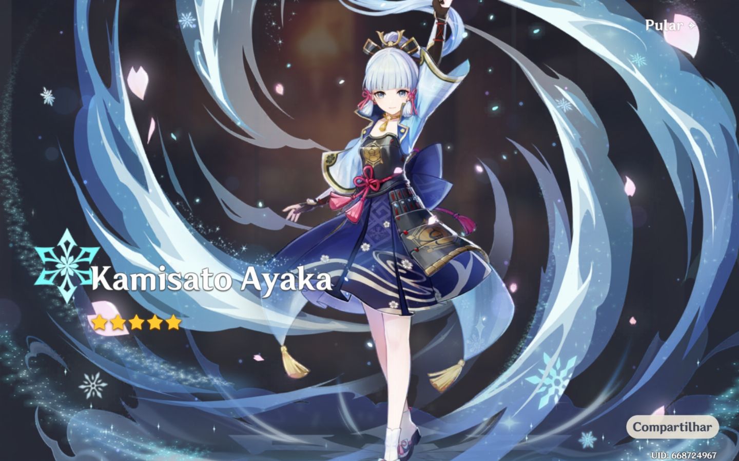CONTA GENSHIN IMPACT NEUVILLETTE + AYAKA + MONA AR44