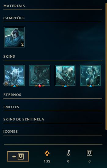 Conta LOL com 99 skins e chromas únicos MONO YASUO